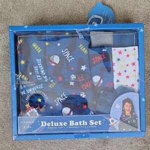 6 Piece Space Themed Bath Towel Set